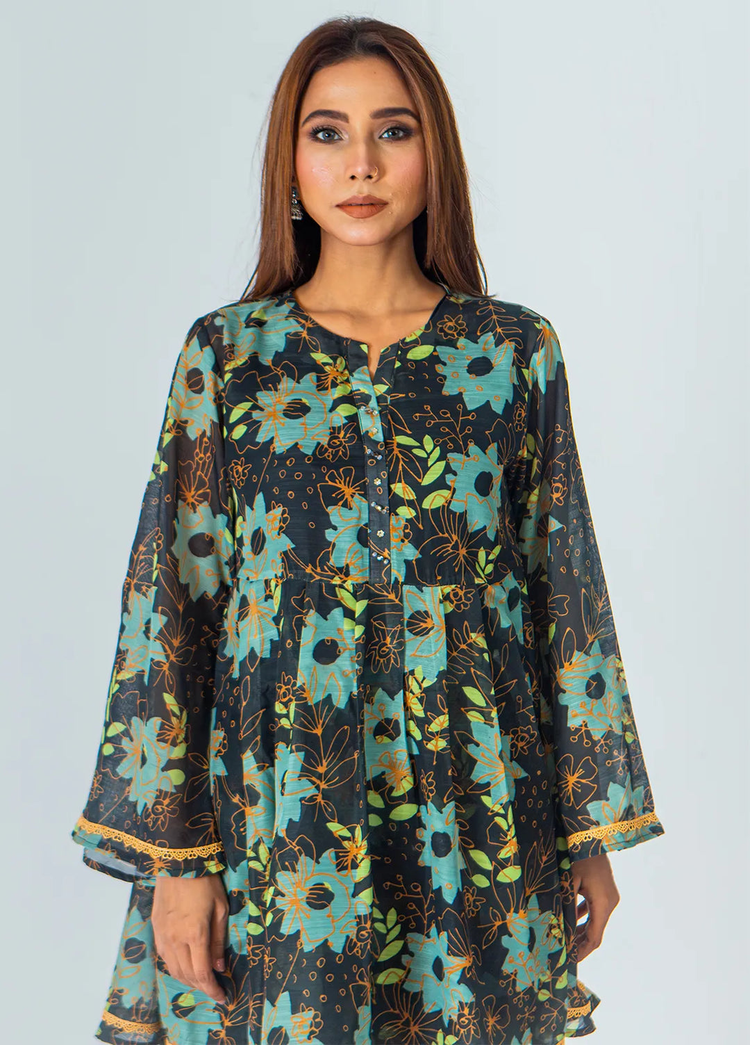 Mahnoor Ejaaz Pret Printed Swiss Lawn 3 Piece Suit ME-SPC 009
