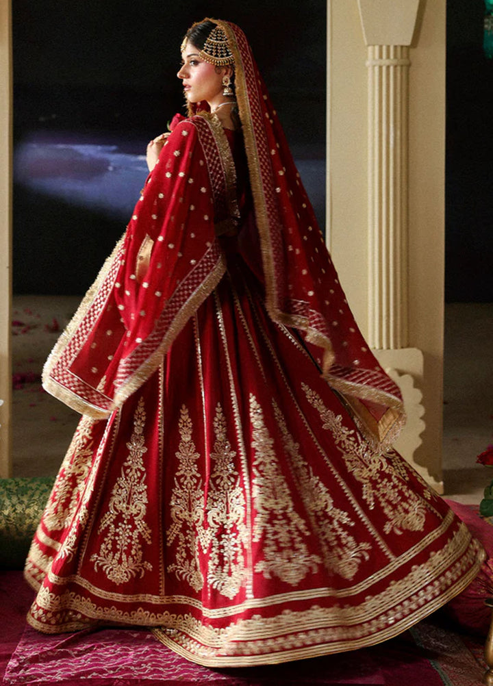Mahnur Embroidered Organza Suits Unstitched 3 Piece D-02 Zarmisha - Formals Collection
