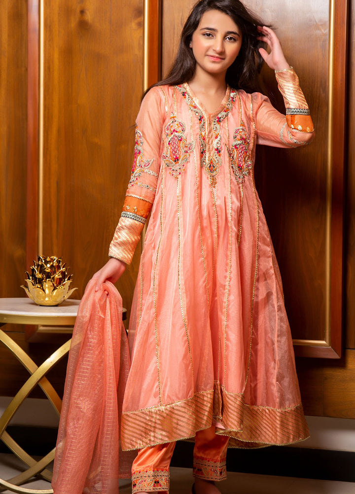 Mahroo Pret Embroidered Organza 3 Piece Suit RTWFDS-003