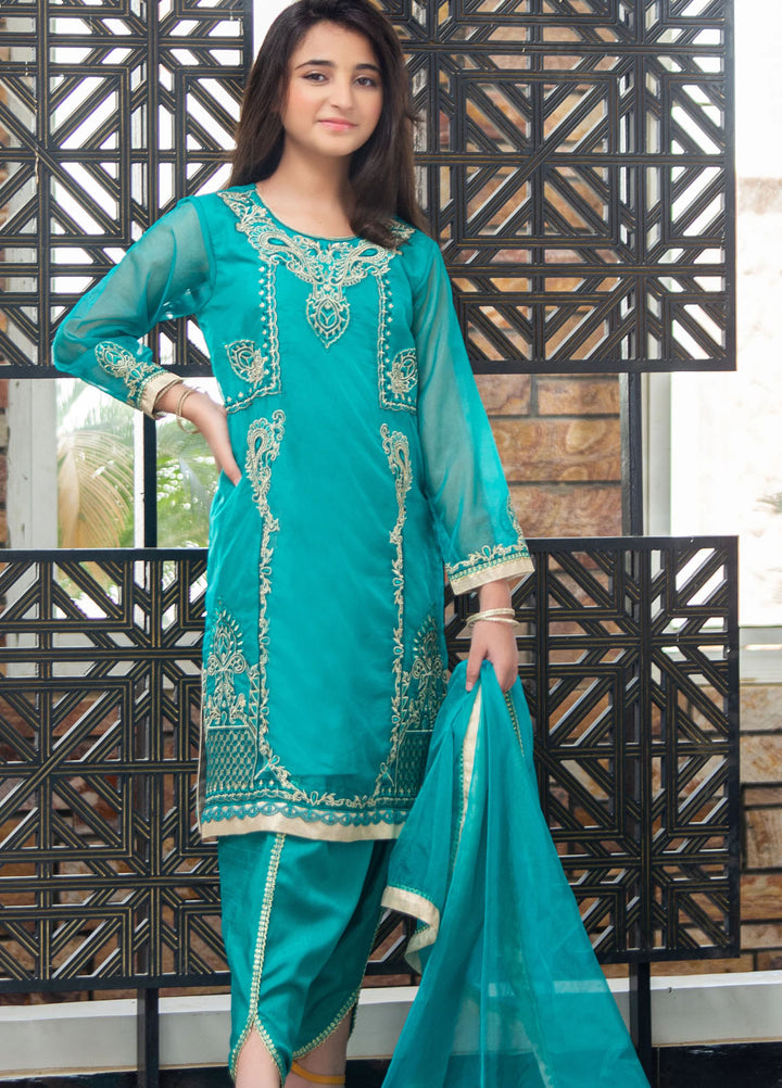 Mahroo Pret Embroidered Organza 3 Piece Suit RTWFDS-006