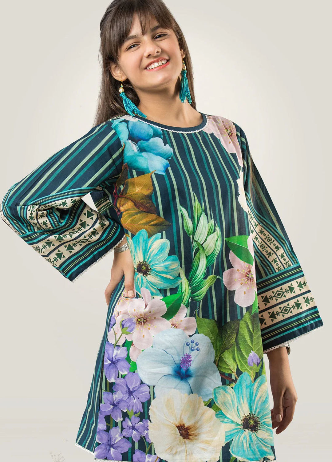 Mahroo Pret Printed Lawn 2 Piece  PRST-055