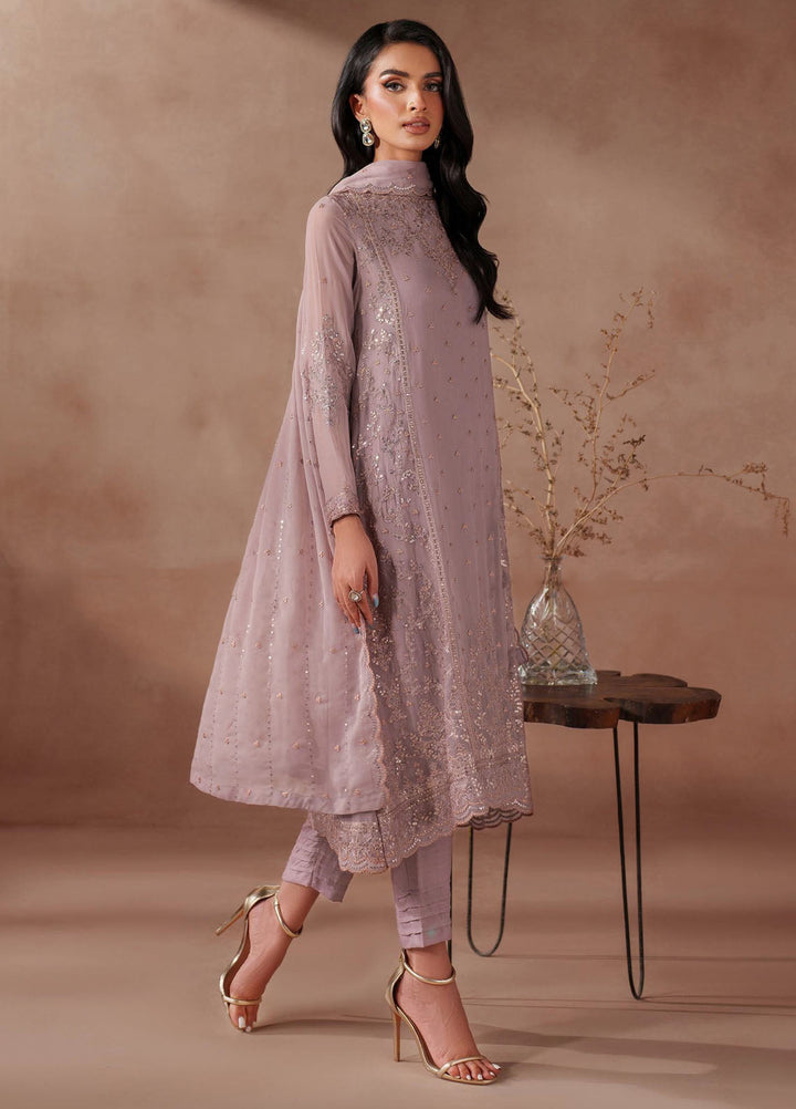 Mahrosh by Zarif Embroidered Chiffon Suits Unstitched 3 Piece ZR25UF MUF-04 Saheer - Formals Collection