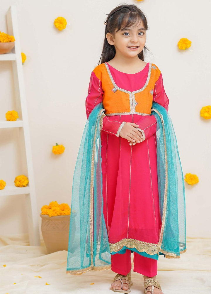 Modest Pret Embroidered Chiffon 3 Piece Suit Aarzu