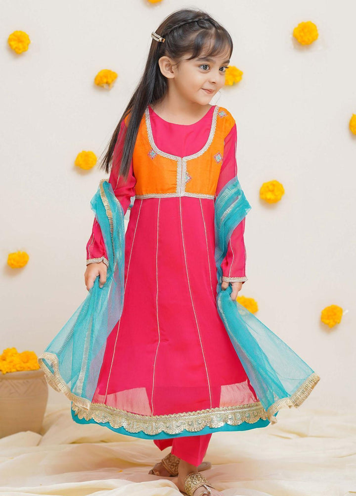 Modest Pret Embroidered Chiffon 3 Piece Suit Aarzu