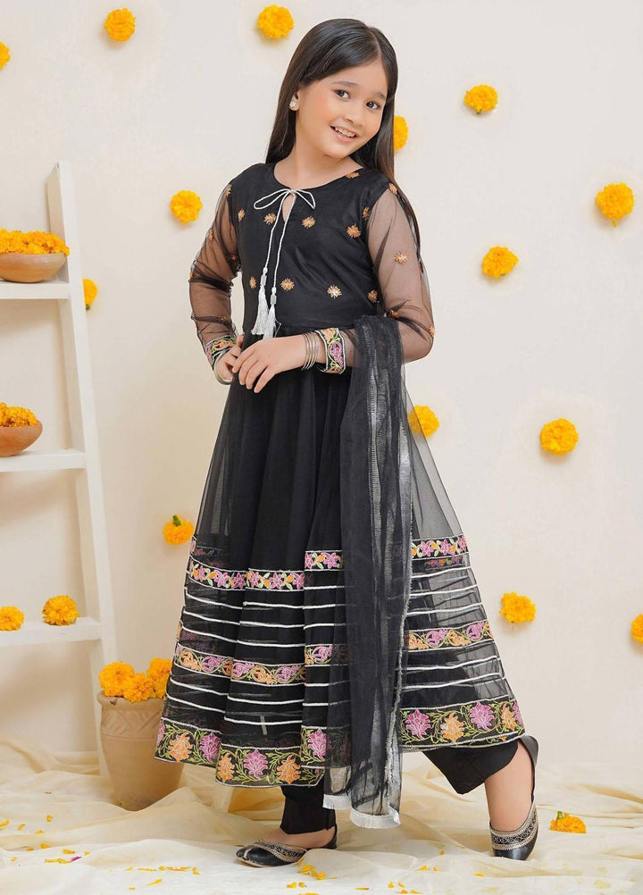Modest Pret Embroidered Net 3 Piece Suit Tabeer