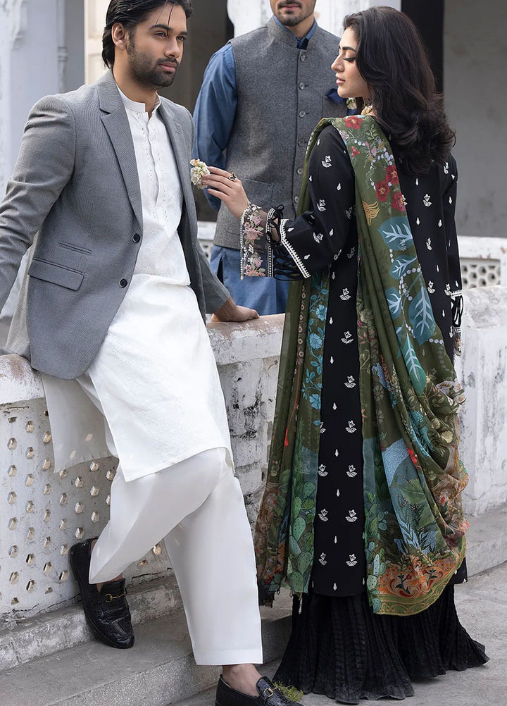 Mahrukh by Mahnur Embroidered Lawn Suits Unstitched 3 Piece MN24MK D6-A Camelia - Summer Collection