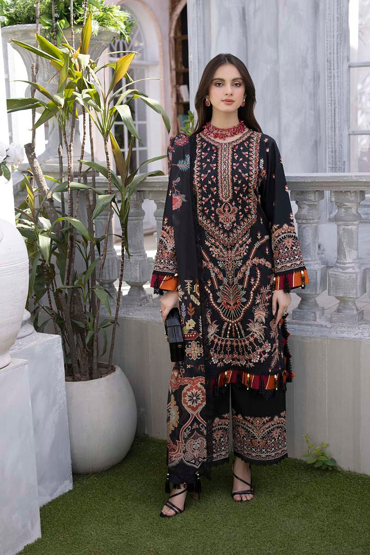 Husn E Adaa by Maham Sultan Unstitched Embroidered Lawn 3 Piece Suit MS26UHA Mahrukh - Lawn Collection
