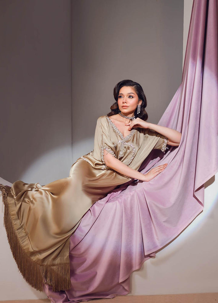Mahum Asad Luxury Pret  Silk Kaftan MA23FE GROOVE