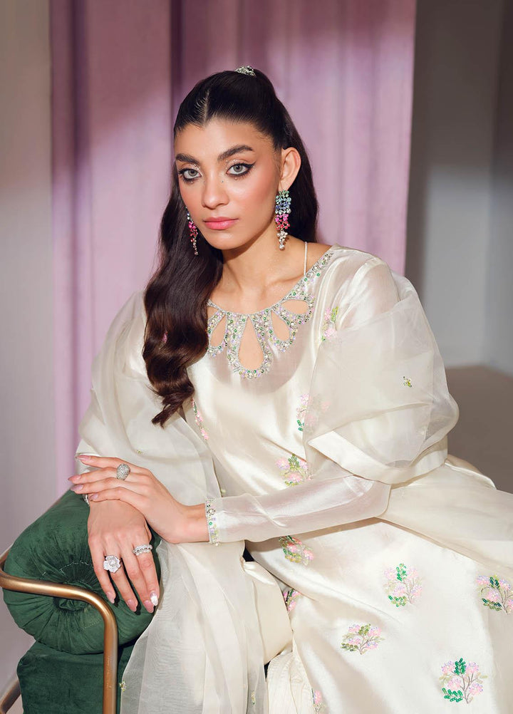 Mahum Asad Luxury Pret  Silk 3 Piece Dress MA23FE GODDESS