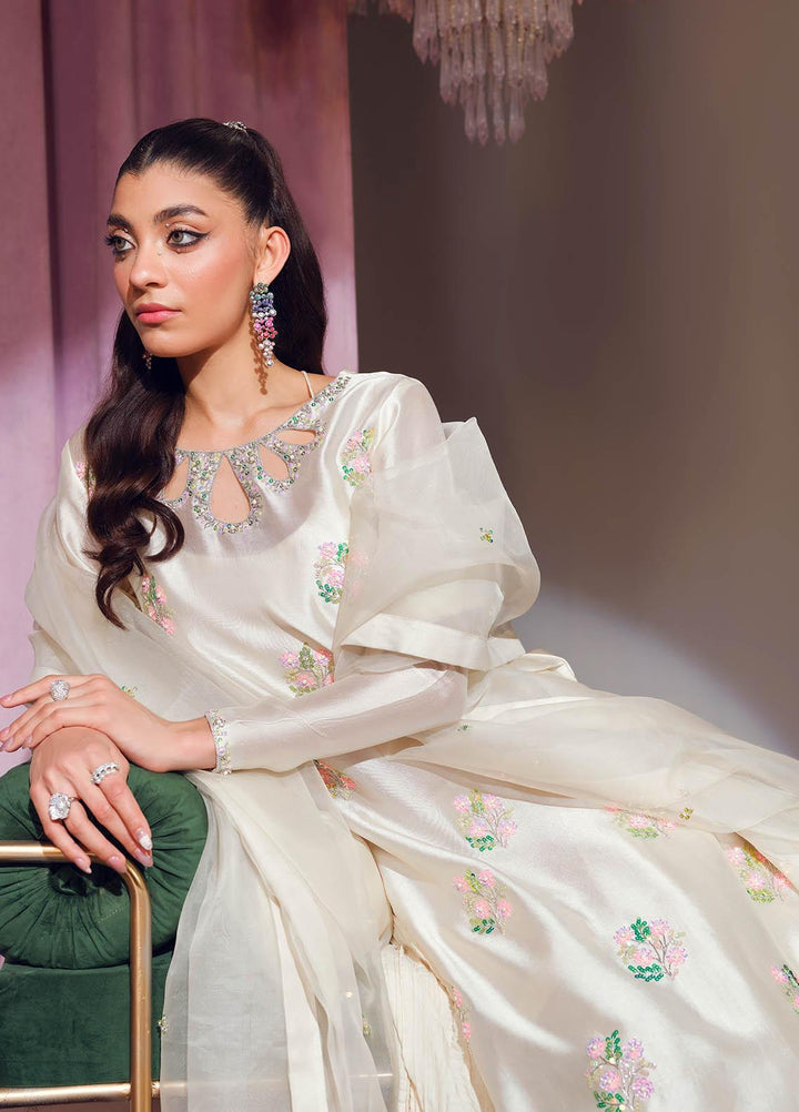 Mahum Asad Luxury Pret  Silk 3 Piece Dress MA23FE GODDESS