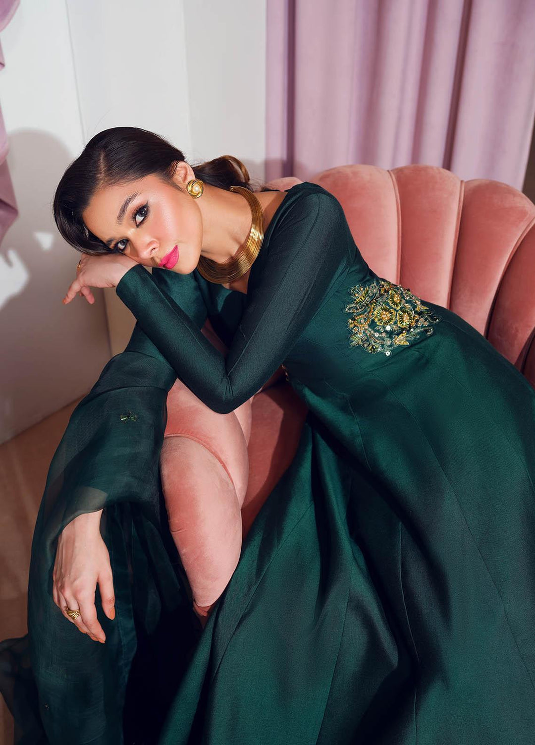 Mahum Asad Luxury Pret  Silk 3 Piece Dress MA23FE GYPSY