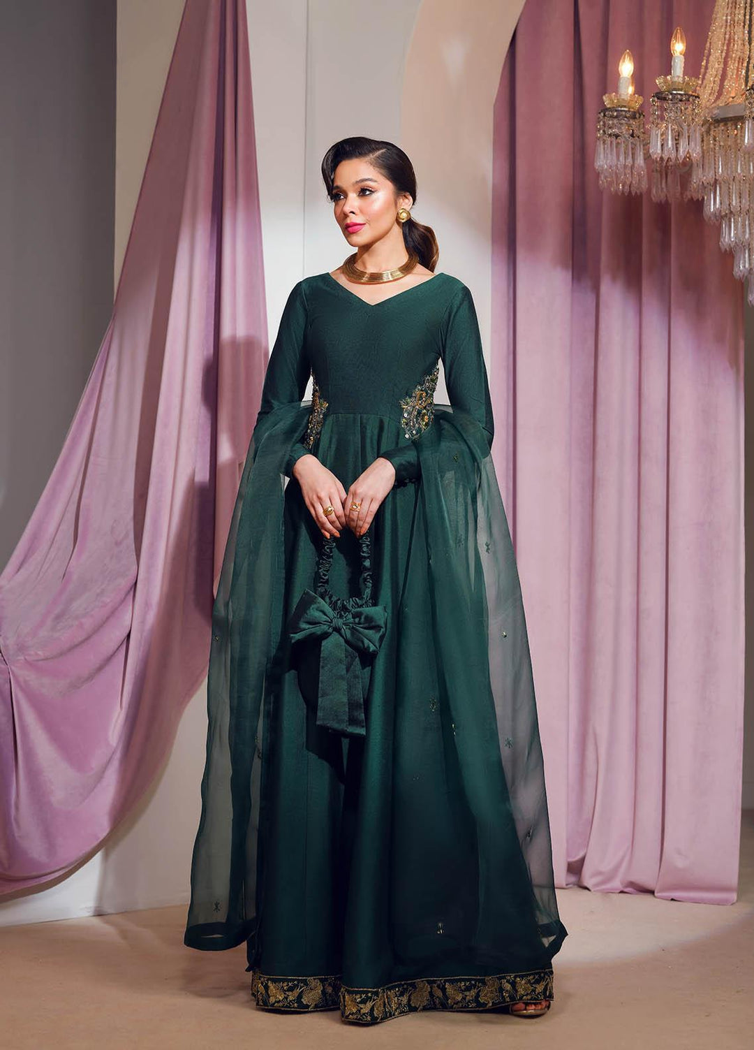 Mahum Asad Luxury Pret  Silk 3 Piece Dress MA23FE GYPSY