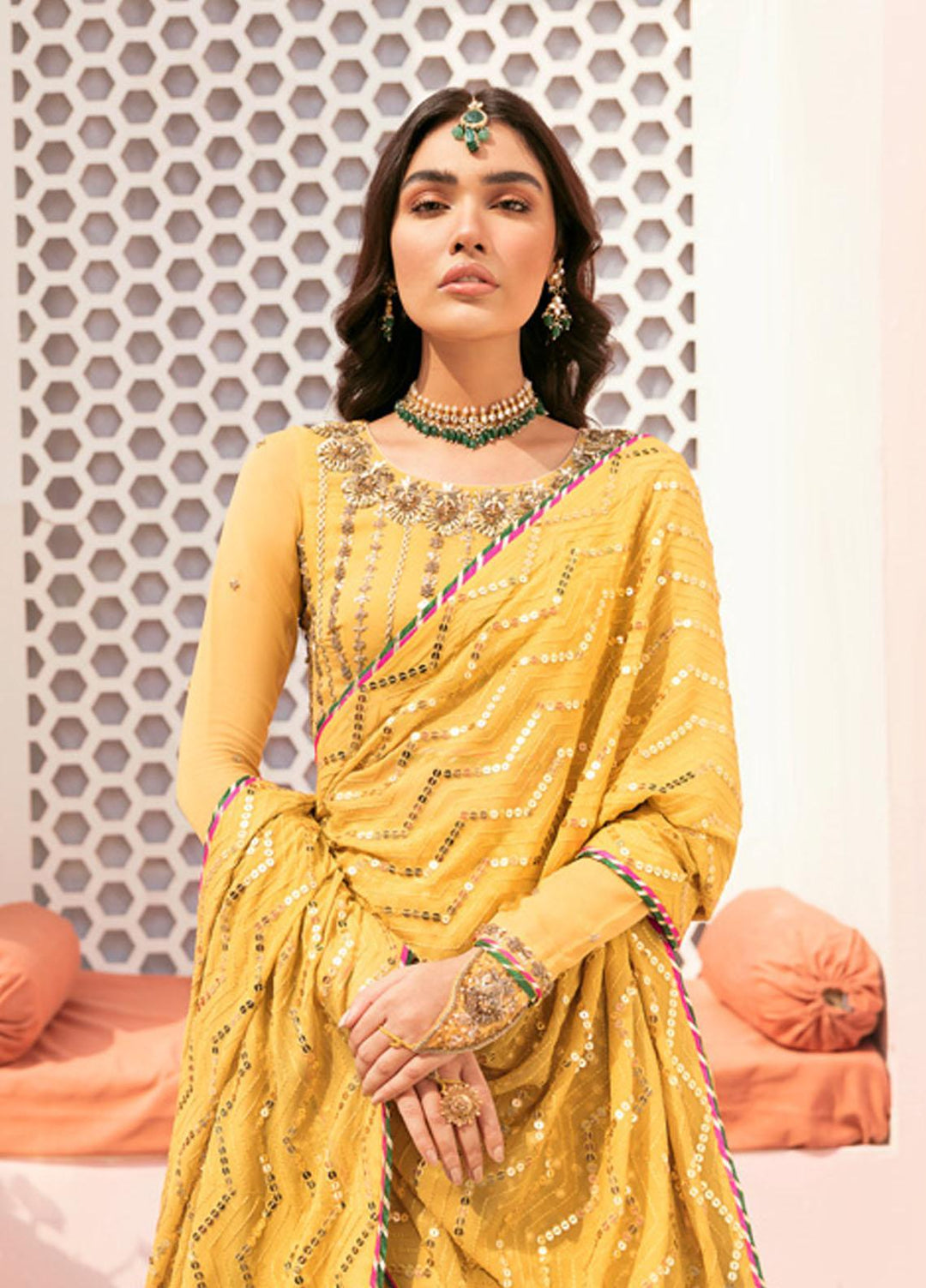 Mahum Asad Luxury Pret 3 Piece Dress MA21HA Arzu HEA-08