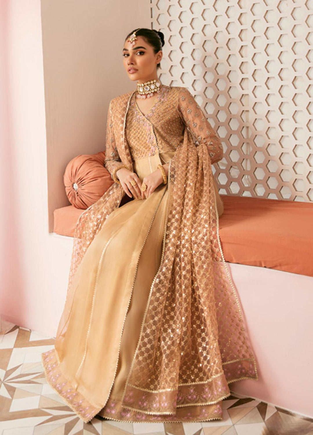 Mahum Asad Luxury Pret 3 Piece Dress MA21HA Meher HEA-02