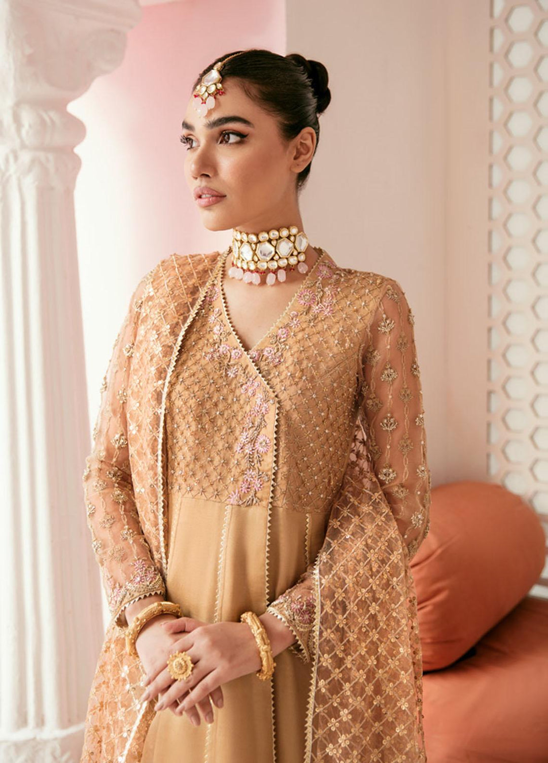 Mahum Asad Luxury Pret 3 Piece Dress MA21HA Meher HEA-02