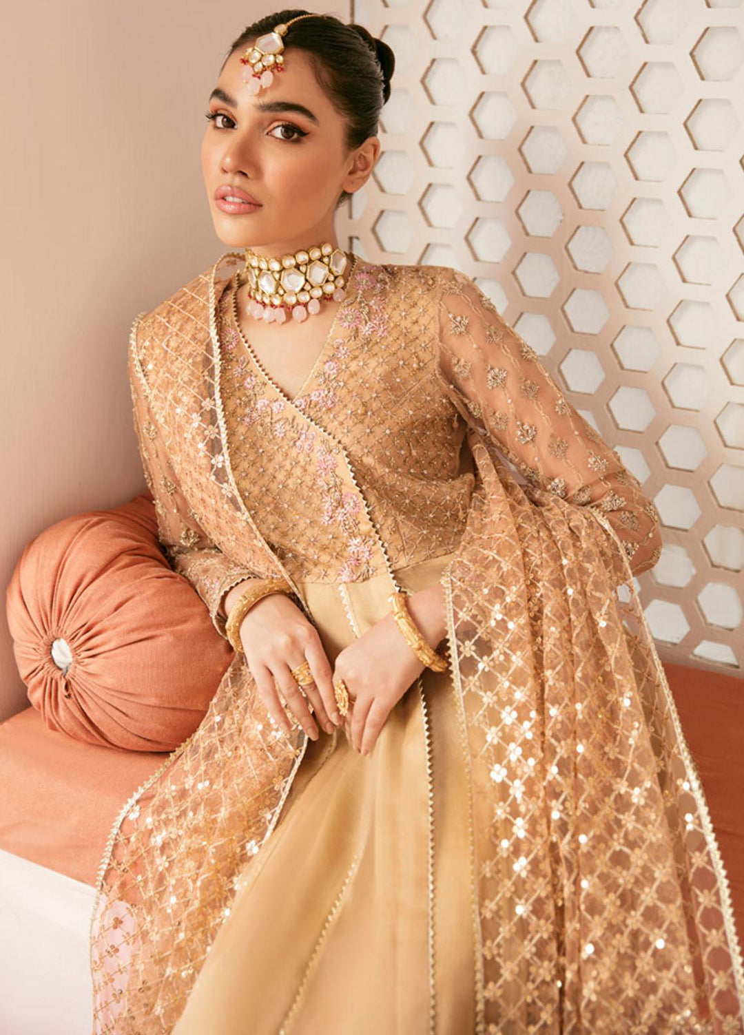 Mahum Asad Luxury Pret 3 Piece Dress MA21HA Meher HEA-02