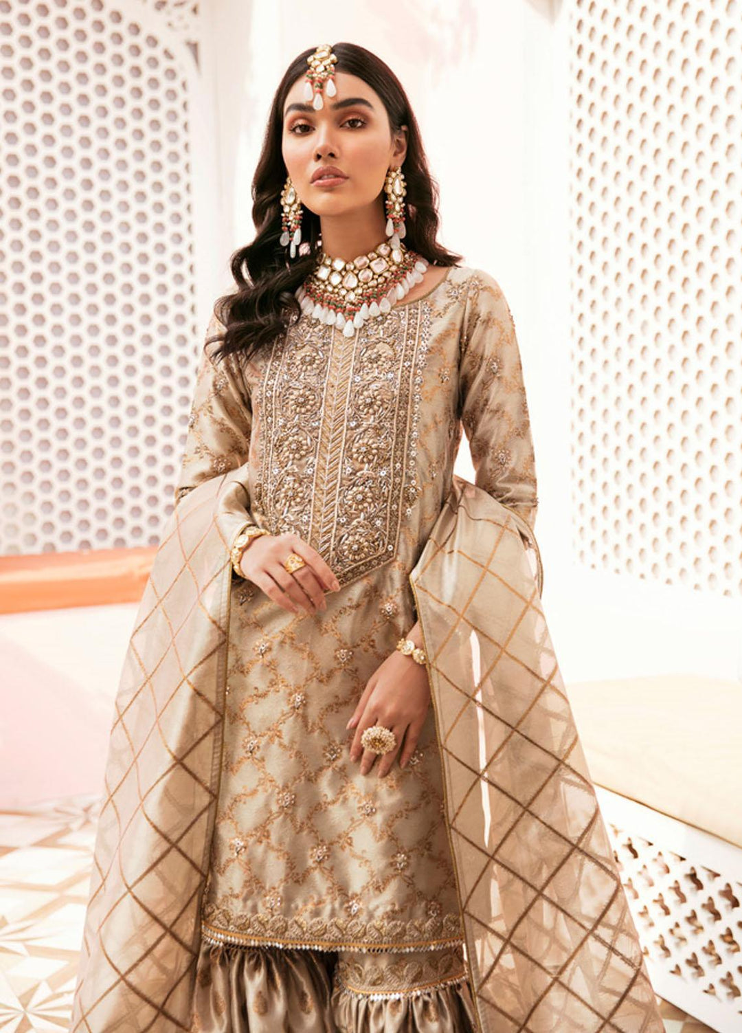 Mahum Asad Luxury Pret 3 Piece Dress MA21HA Mirha HEA-06