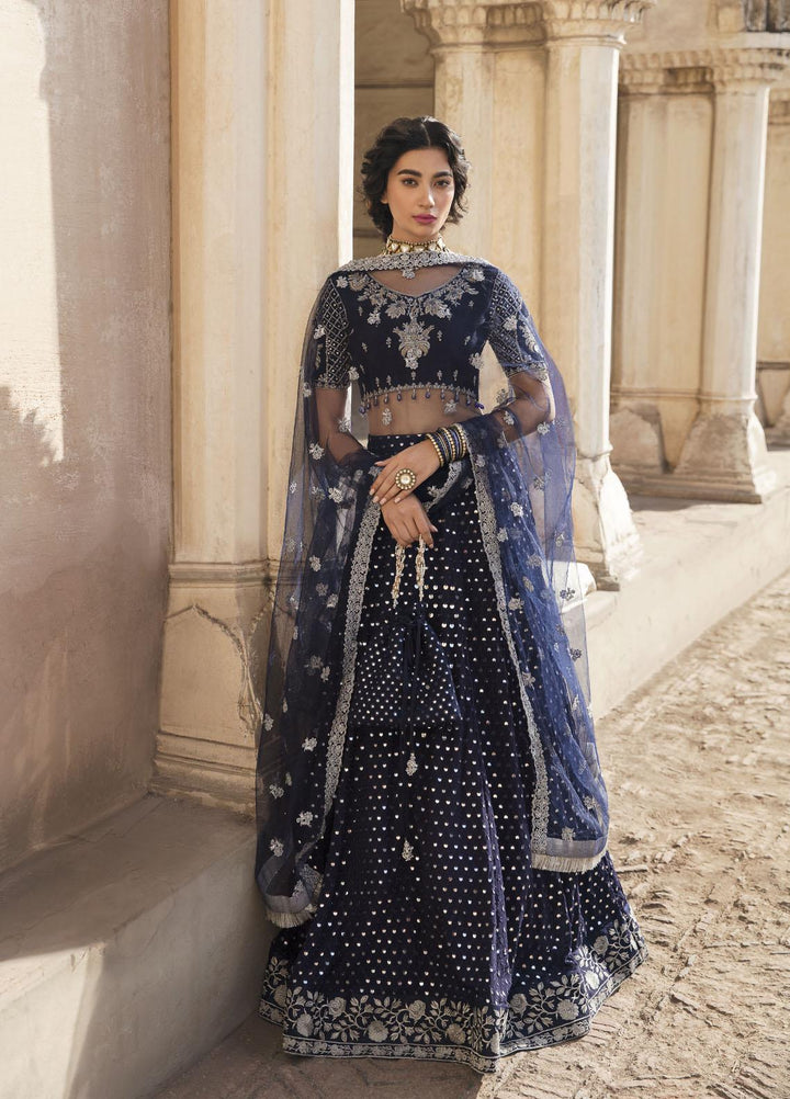 Mahum Asad Luxury Pret  Raw Silk 3 Piece Dress MA23GPS AARAISH