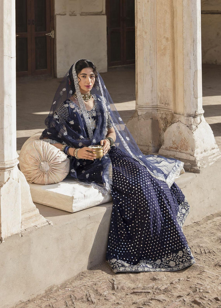 Mahum Asad Luxury Pret  Raw Silk 3 Piece Dress MA23GPS AARAISH