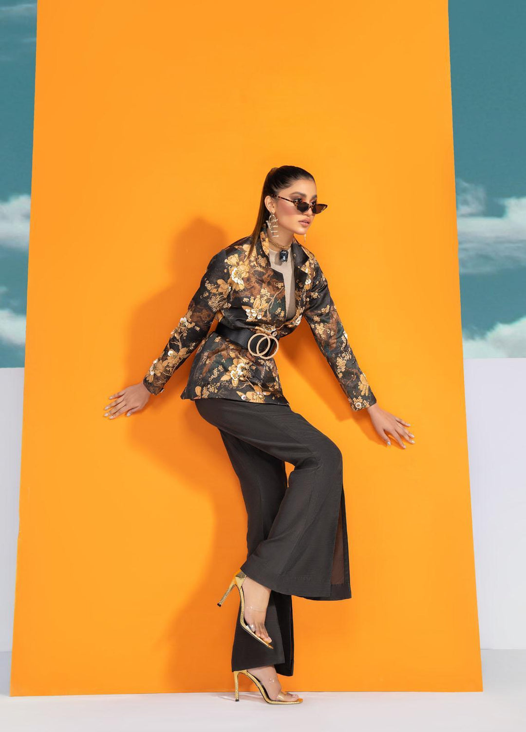 Maira Zunnorain Western Wear Silk Pret 2 Piece Dress Stella MZC 01D