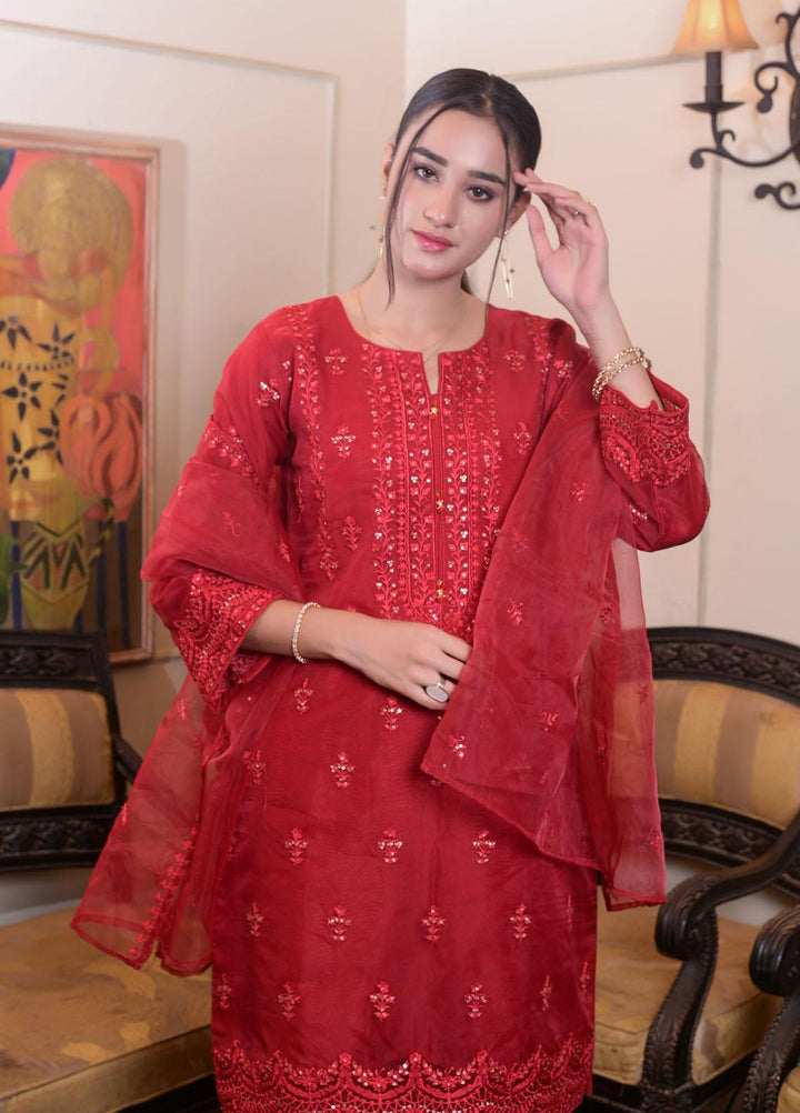 MAK Fashion Pret Embroidered Organza 2 Piece Suit MAK22EF EFO-1007