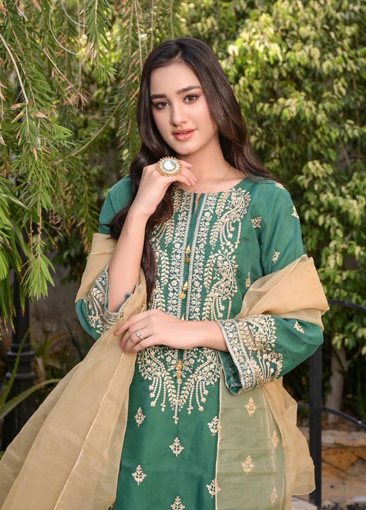 MAK Fashion Pret Embroidered Organza 3 Piece Suit MAK22EF EFO-1001