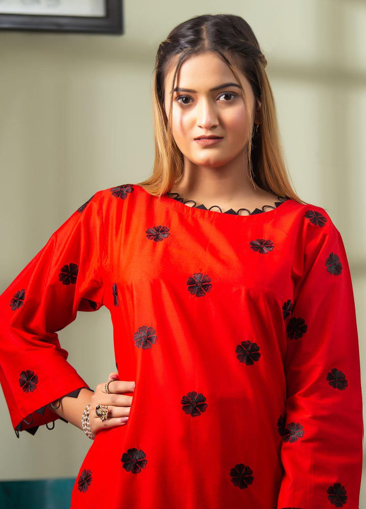 MAK Fashion Casual Pret  Lawn 2 Piece Dress MAK23PST SURKHAB