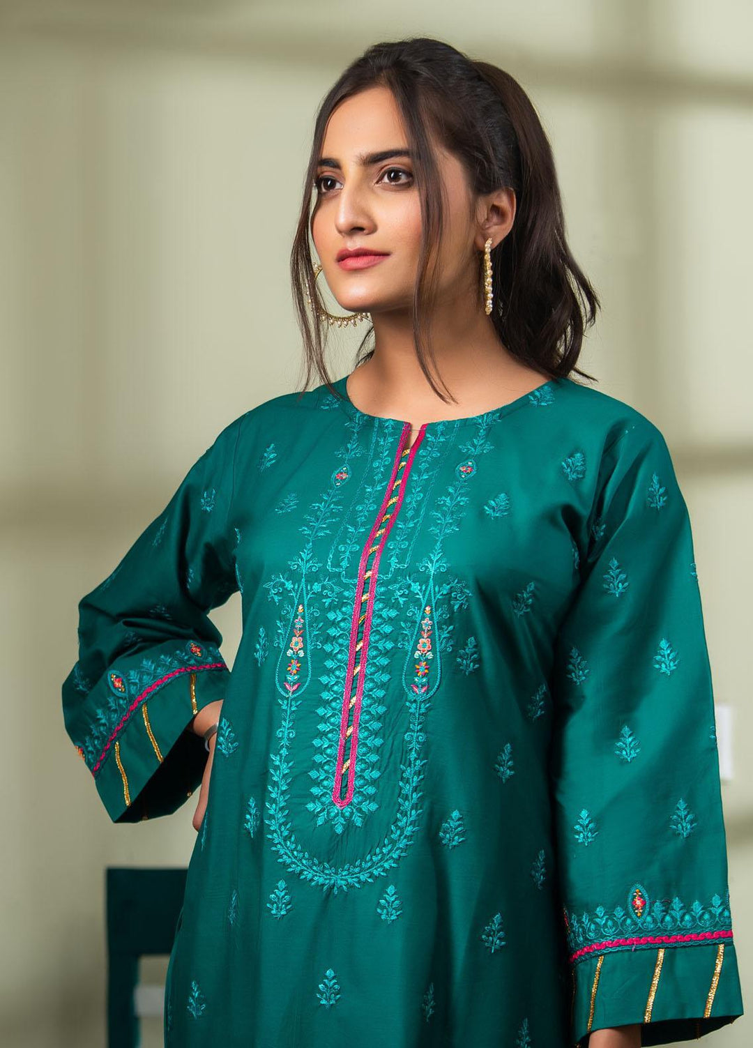 MAK Fashion Casual Pret  Lawn 2 Piece Dress MAK23PST HAYAT