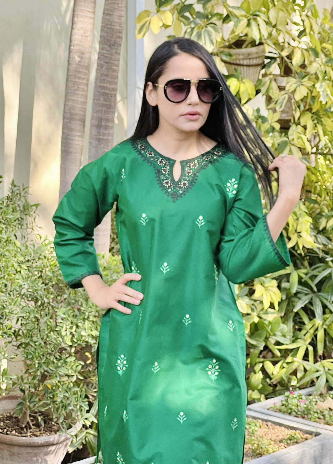 MAK Fashion Casual Pret  Lawn 2 Piece Dress MAK23PST SANIYA