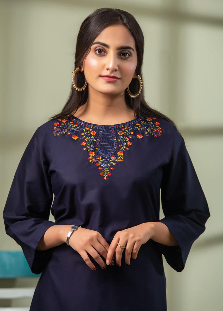 MAK Fashion Casual Pret  Lawn Shirt MAK23PST NABA