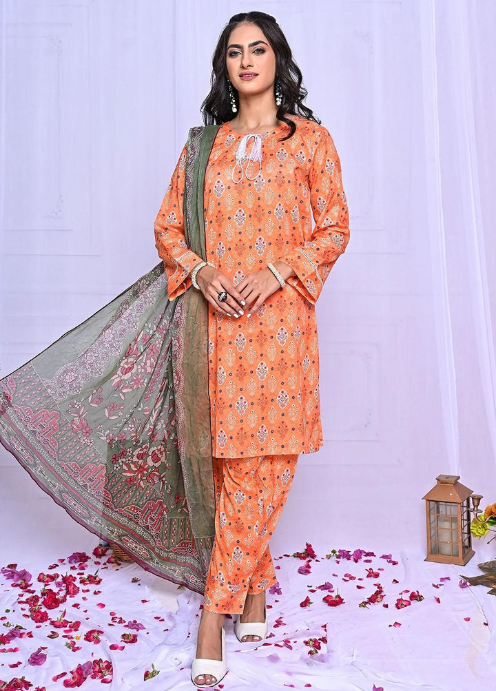MAK Fashion Pret Casual Lawn 3 Piece Suit MAK23SE Bella