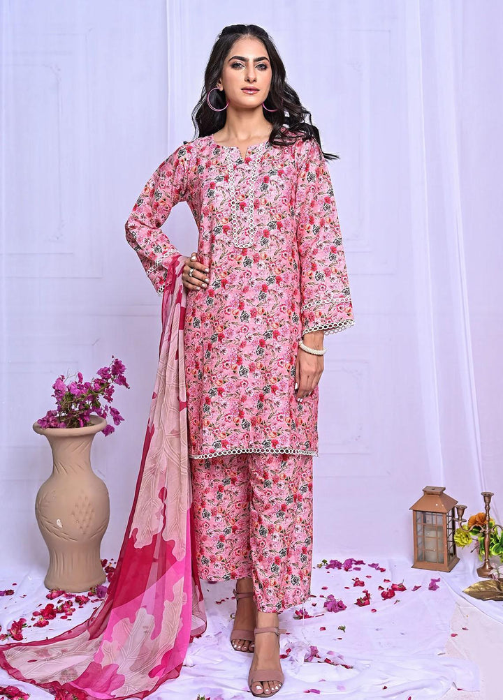 MAK Fashion Pret Casual Lawn 3 Piece Suit MAK23SE Flora