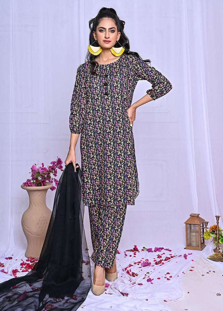 MAK Fashion Pret Casual Lawn 3 Piece Suit MAK23SE Fuchsia
