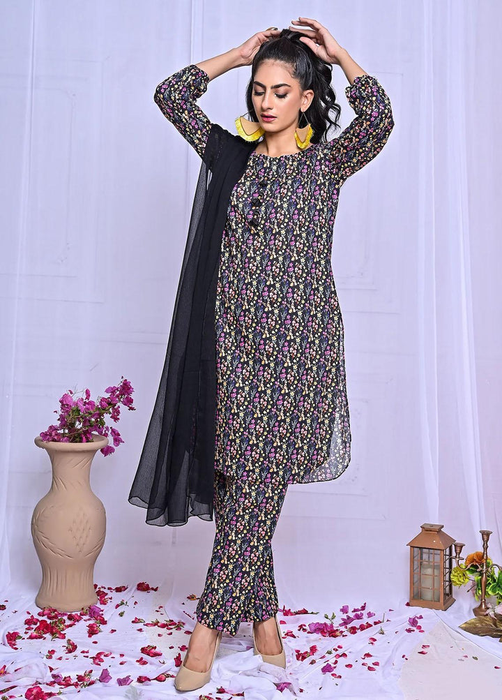 MAK Fashion Pret Casual Lawn 3 Piece Suit MAK23SE Fuchsia