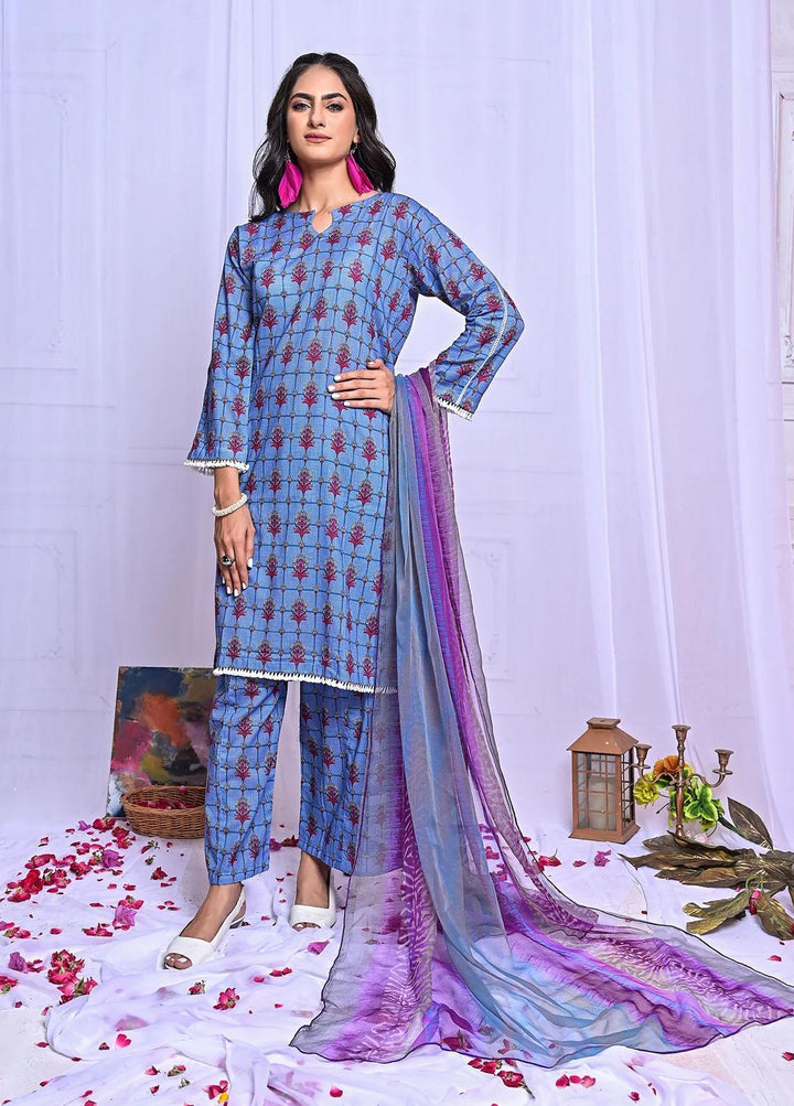 MAK Fashion Pret Casual Lawn 3 Piece Suit MAK23SE Iznik