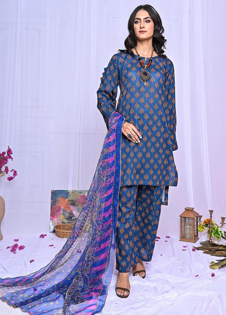 MAK Fashion Pret Casual Lawn 3 Piece Suit MAK23SE Noir