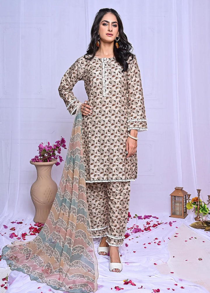MAK Fashion Pret Casual Lawn 3 Piece Suit MAK23SE Vintage