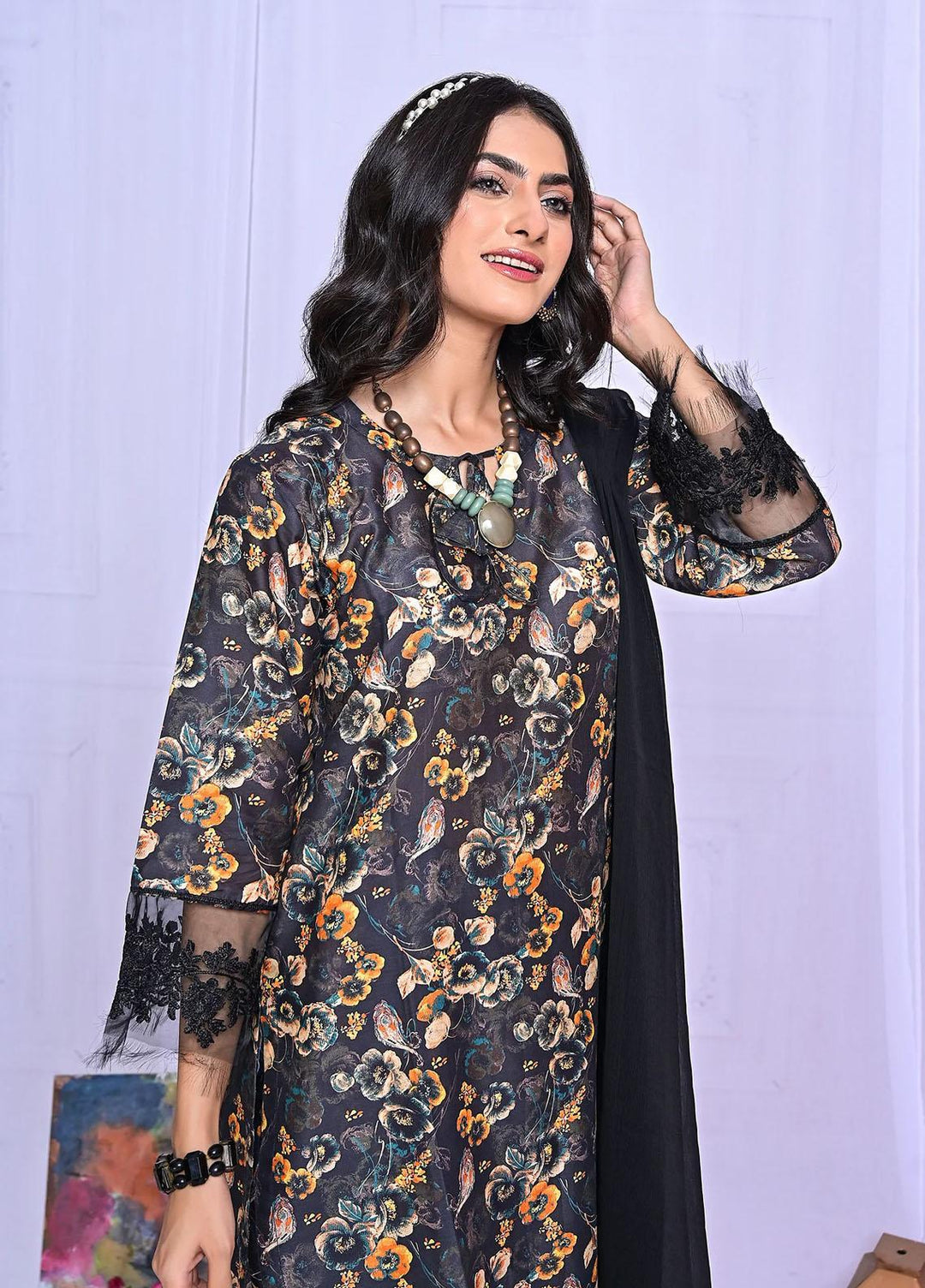 MAK Fashion Pret Casual Lawn 3 Piece Suit MAK23SE Zeenat