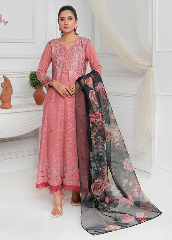 Maleena Fashion Pret Embroidered Lawn 2 Piece Suit MLN23RW Hester