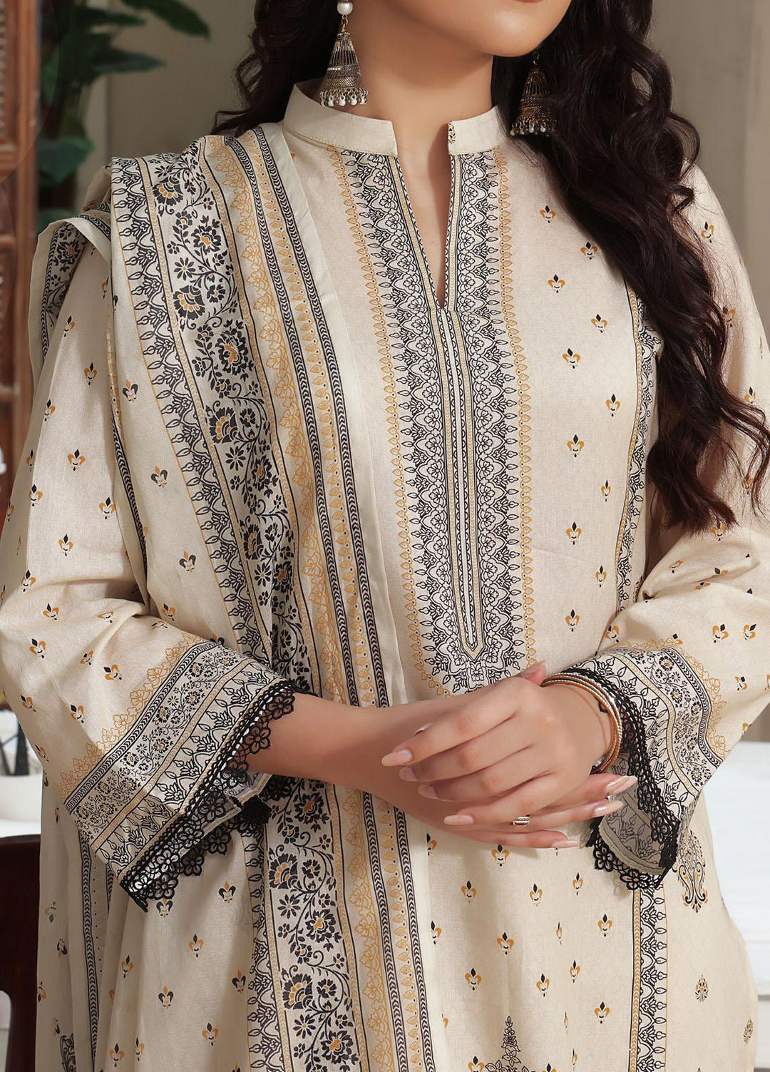 Malhar By VS Textiles Printed Cambric Suits Unstitched 3 Piece VS23MC 109 - Formal Collection