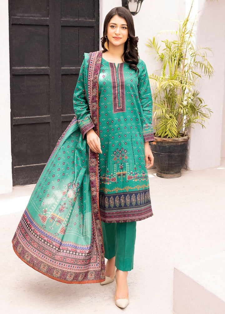Malhar Printed Lawn Suits Unstitched 3 Piece ML22L 01 - Summer Collection