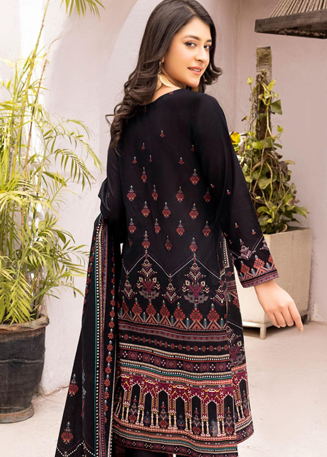 Malhar Printed Lawn Suits Unstitched 3 Piece ML22L 03 - Summer Collection