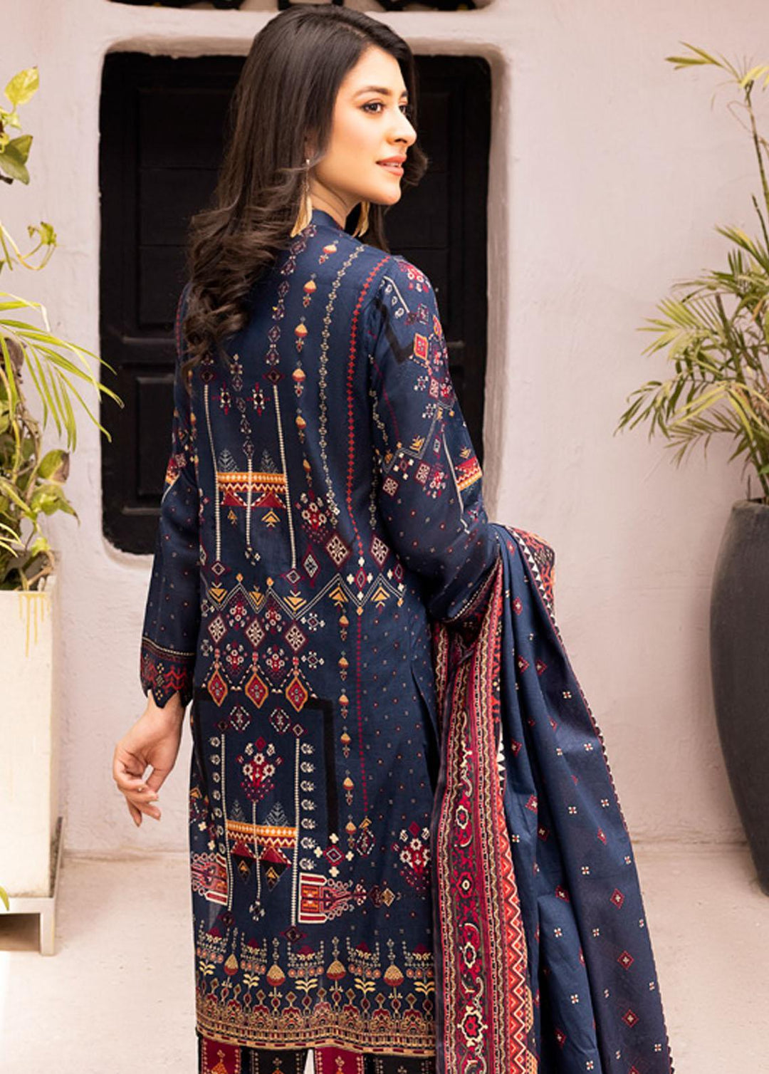 Malhar Printed Lawn Suits Unstitched 3 Piece ML22L 05 - Summer Collection
