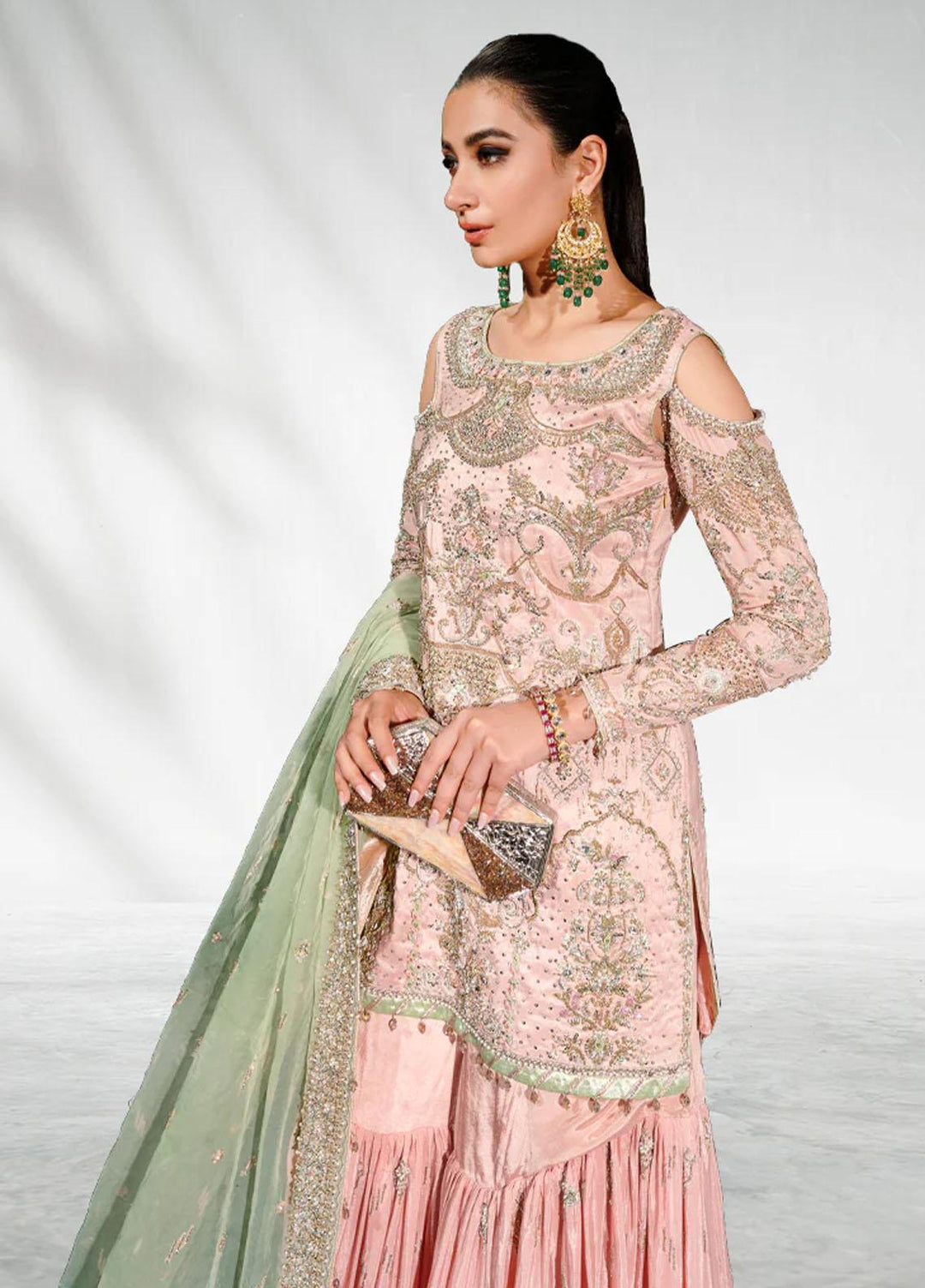 Ma Look Rind Malook By Shazia Ovais Pret Embroidered Raw Silk 3 Piece Suit MLK23B ...