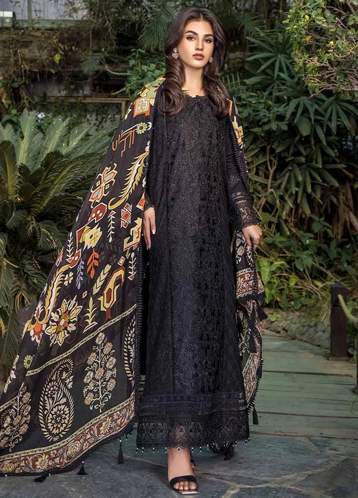 Malook By Shazia Ovais Embroidered Lawn Suit Unstitched 3 Piece MLK24S MILL-0012 Haya - Summer Collection
