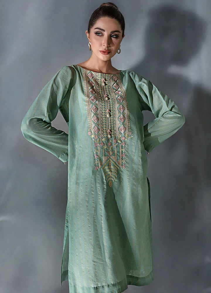Malook By Shazia Ovais Pret Embroidered Lawn Kurti MLK23P Emel