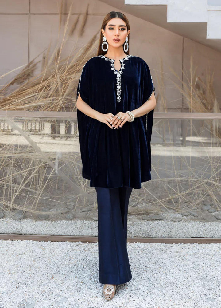 Malook By Shazia Ovais Pret Embroidered Velvet 2 Piece Suit MLK23V Norabel