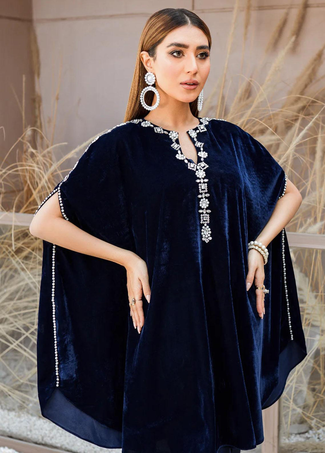 Malook By Shazia Ovais Pret Embroidered Velvet 2 Piece Suit MLK23V Norabel