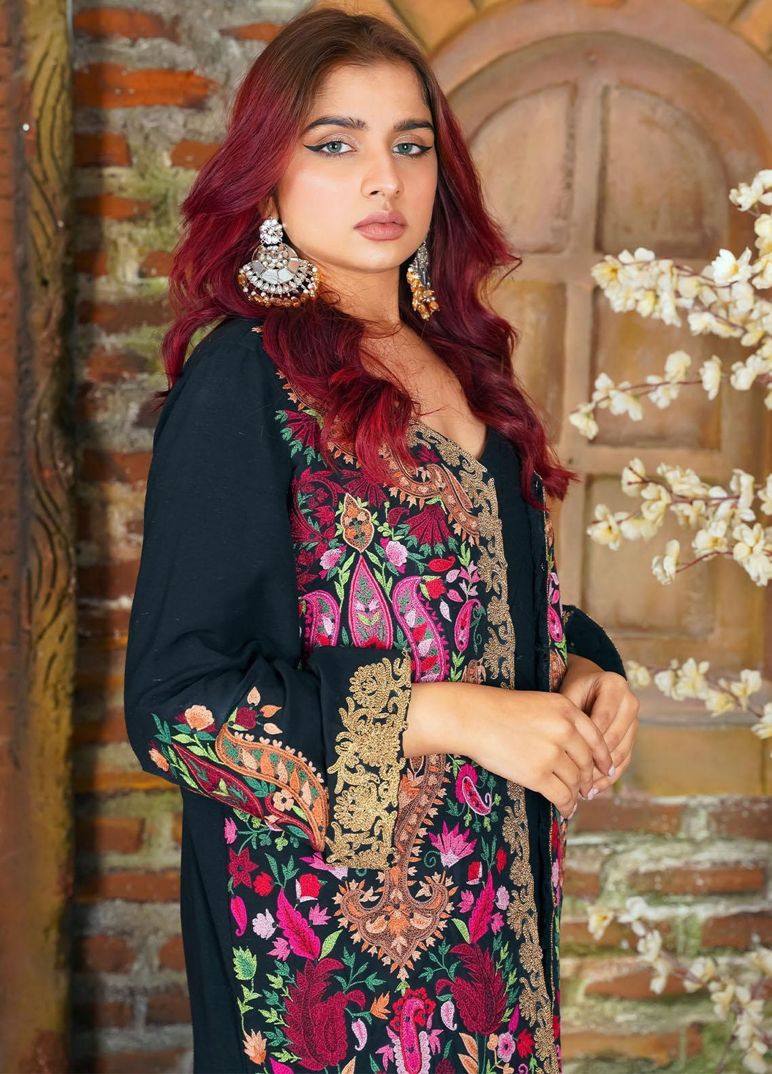 Manaal Arfeen Luxury Pret  Cotton 3 Piece Suit MNL23LP Kashmiri Tanka