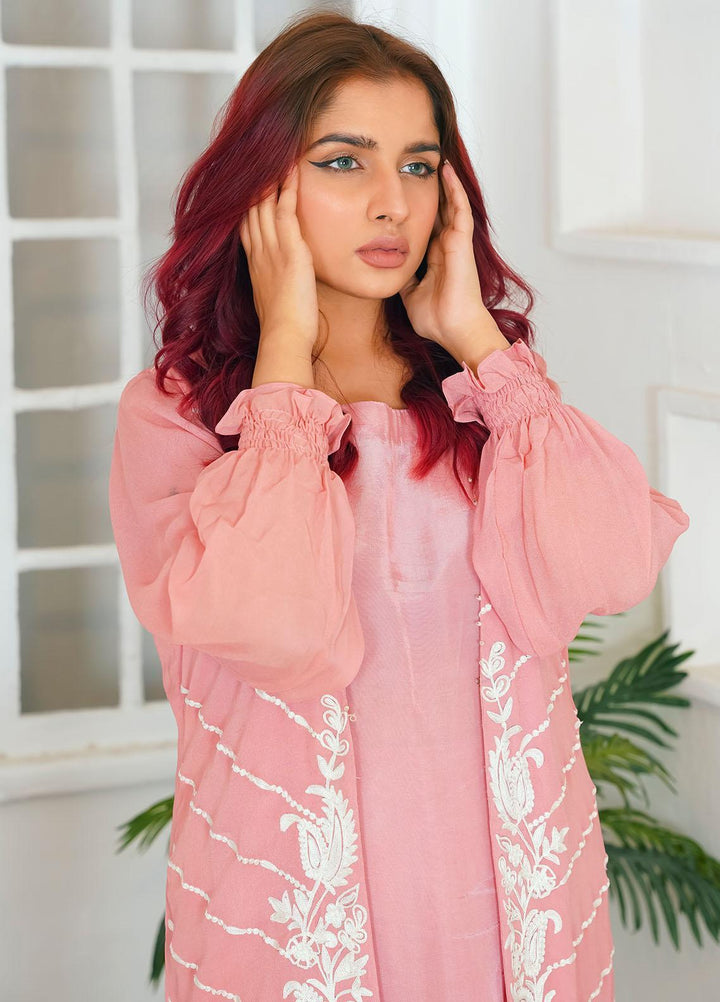 Manaal Arfeen Luxury Pret  Georgette 3 Piece Suit MNL23LP Floral Gown